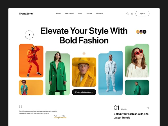 Create a modern ui ux redesign for website in figma by Sohanourakanda ...