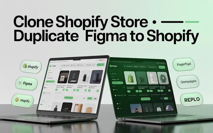 clone shopify store duplicate shopify copy shopify redesign or figma to shopify