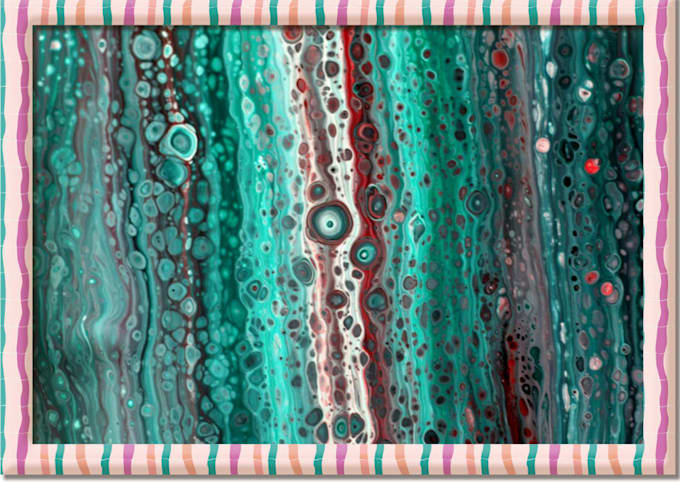 create attractive colorful wall art