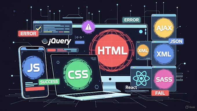 develop js, CSS, HTML, jquery, website optimization