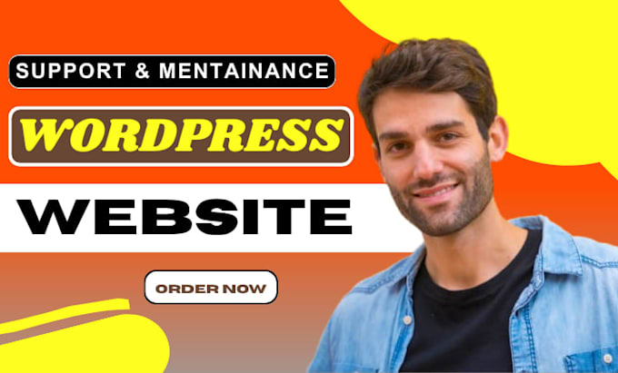 provide monthly wordpress maintenance fix wordpress error bugs with full support