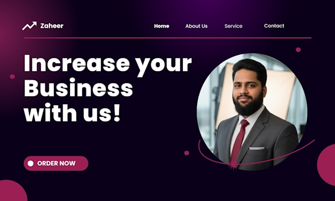 design landing page using HTML, CSS, or elementor