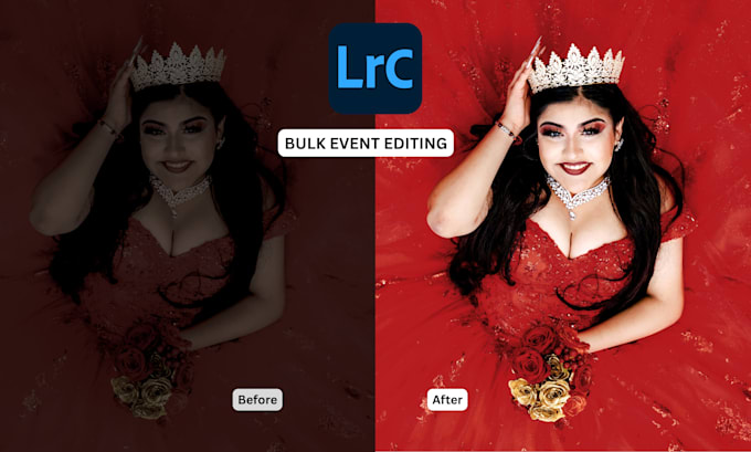 do bulk raw photo editing in lightroom