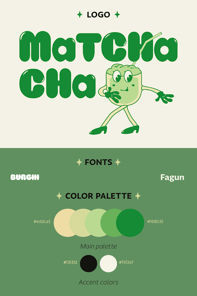 create brand visual identity for you