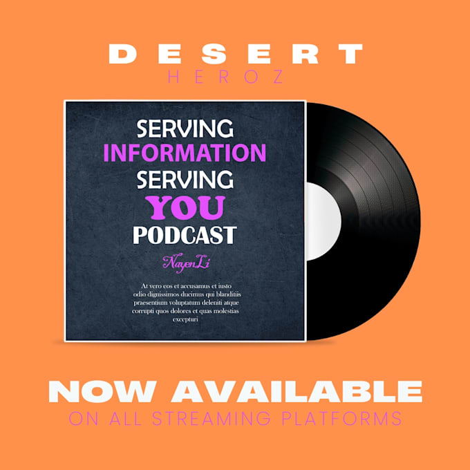 make custom podcast artwork that stands out ,,