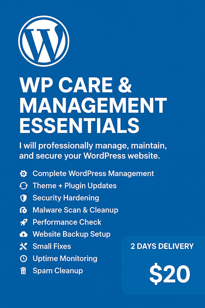 manage your wordpress site