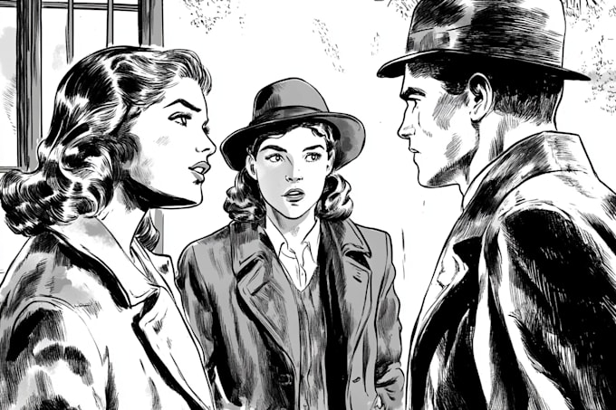 create comic book art
