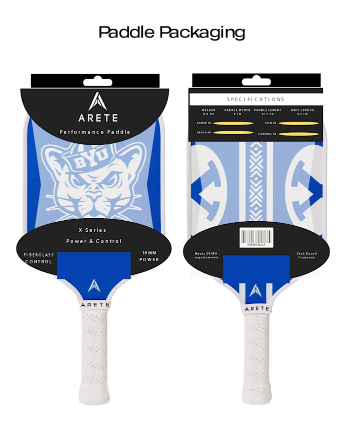 create unique pickleball paddle hanger and face cover design