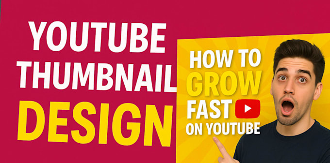 design eye catching youtube thumbnails for fast growth