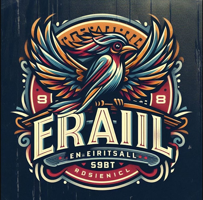 create high quality mascot rail bird logo