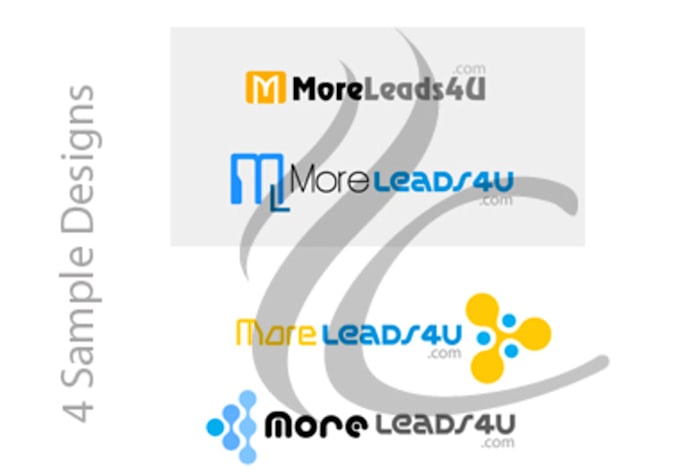 design 4 diffrent logos for your Company