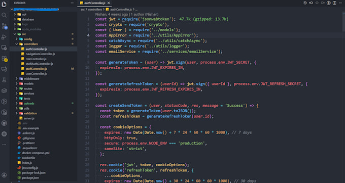 develop secure rest apis using nodejs and express