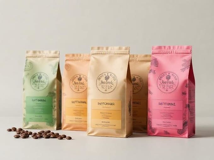 do professional coffee packaging design and custom labels