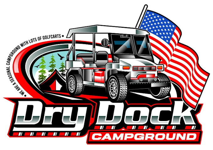 design awesome campground logo