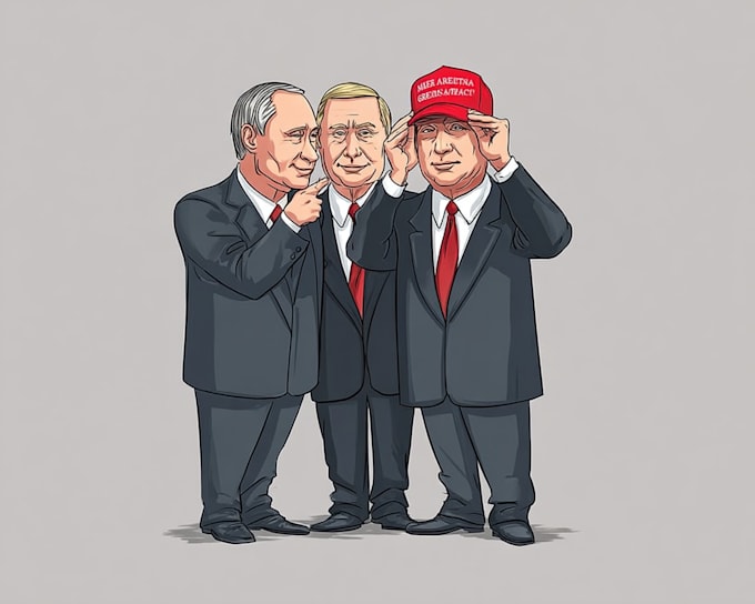 illustrate custom political caricatures