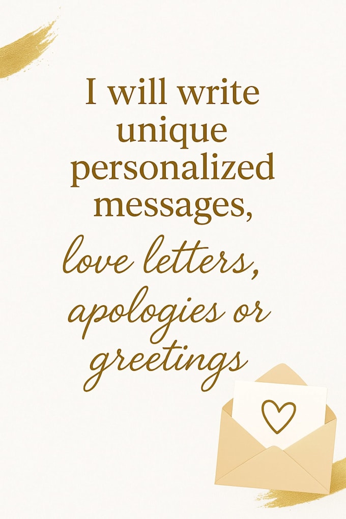 write personalized heartfelt messages,for any occasion