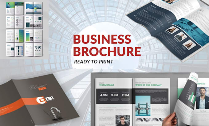 design company profile, annual report, brochure, and corporate booklet