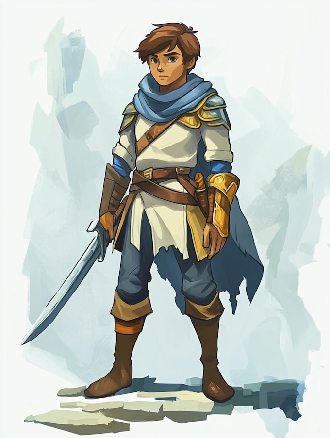 draw 2d game character or 2d game character