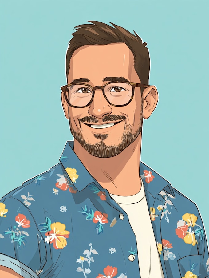 make a disney children cartoon illustration