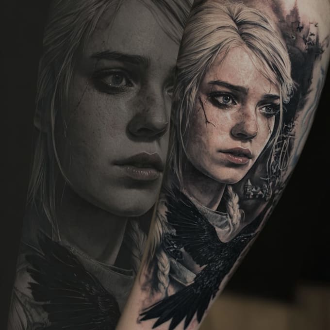 Design a hyper realistic tattoo with stunning detail and professional ...