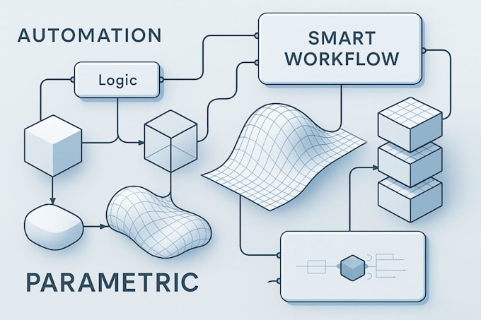 develop autocad automate repetitive 3d tasks parametric logic