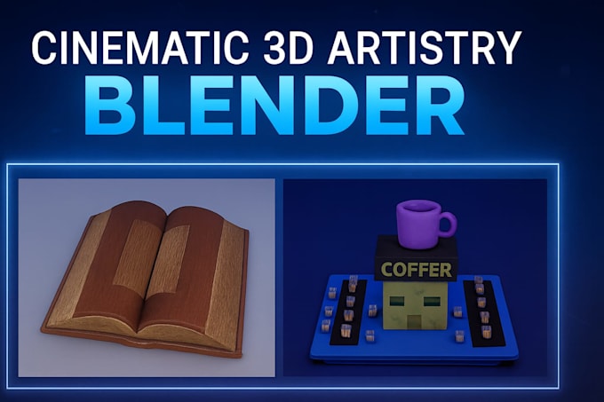 professional 3d models and renders in blender