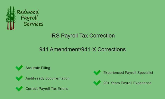 prepare file or correct your 941 federal payroll tax returns