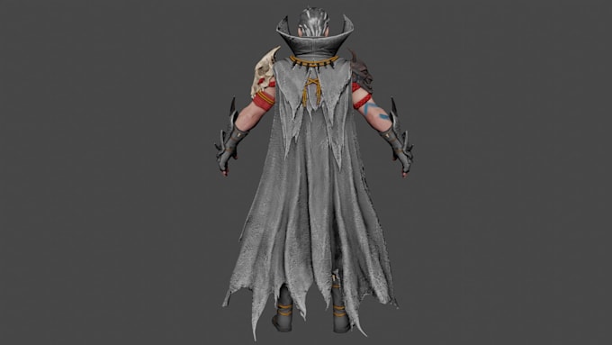 Stylized 3d character model, rigging, animation, texturing, warrior ...