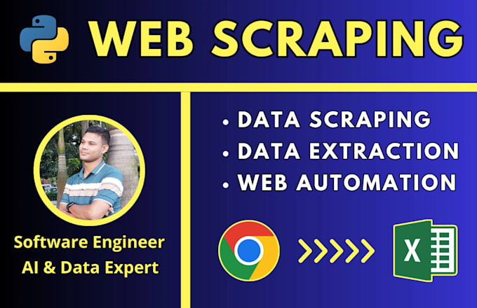 scrape any website, extract data and build a custom scraper bot