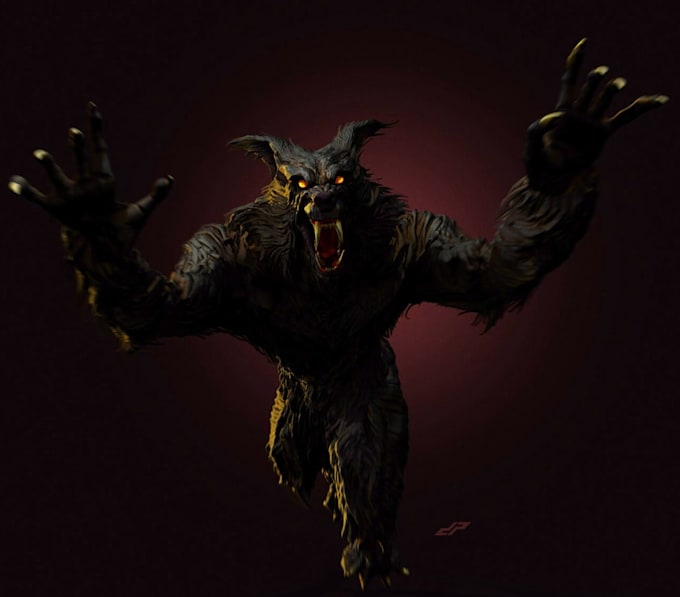 create 3danimal creature for game,monster, werewolf for unity,ue5,3d rig,animate