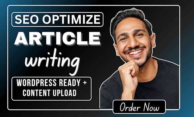 write SEO optimized articles and blog posts for wordpress with content upload