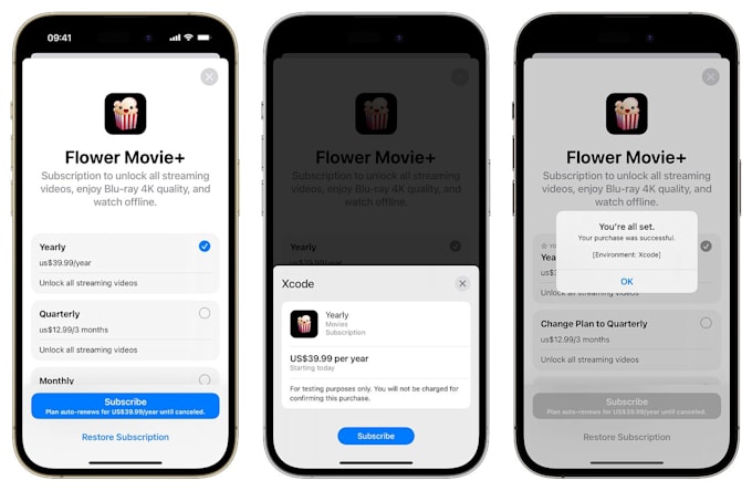 implement in app purchases and subscriptions in your react native app