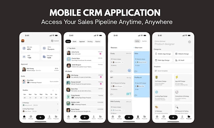 develop a custom CRM and erp software for enterprises with automation