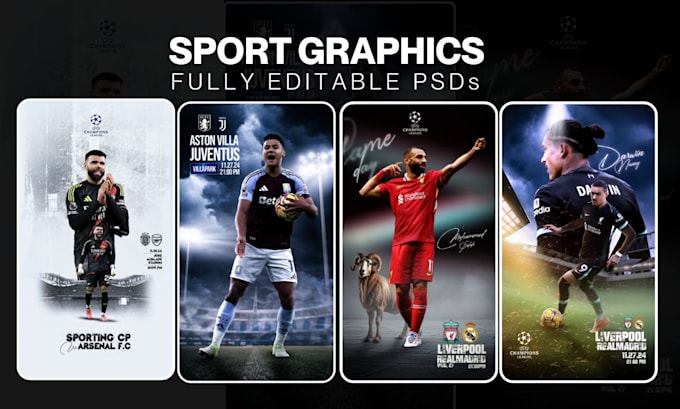 Stunning sports flyers, posters, athlete edits, and social media ...