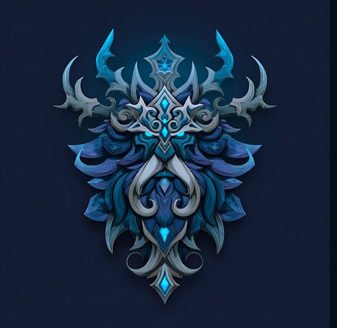 create vector character fantasy vector logo
