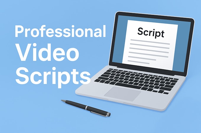 write professional video scripts for explainers, tutorials and social media