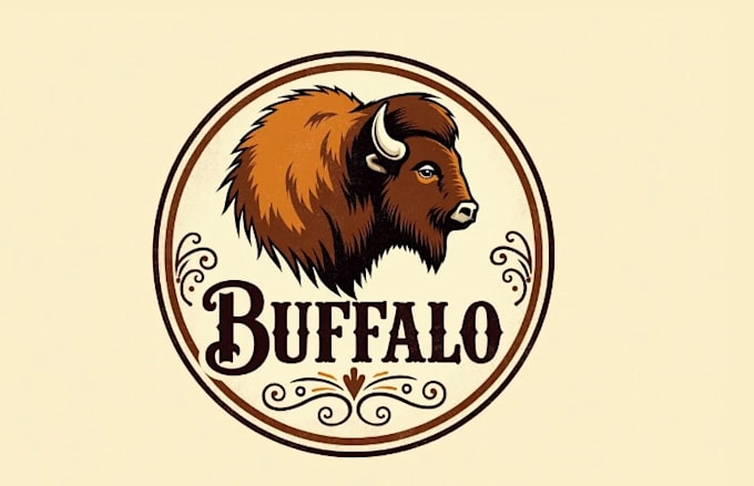 make luxury buffalo logo