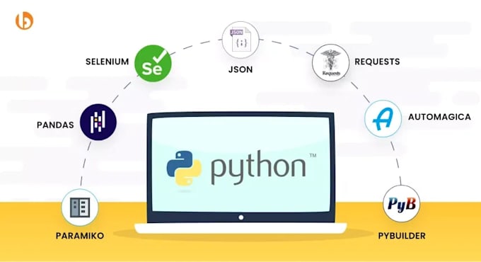 do web automation, scrapping and development using python