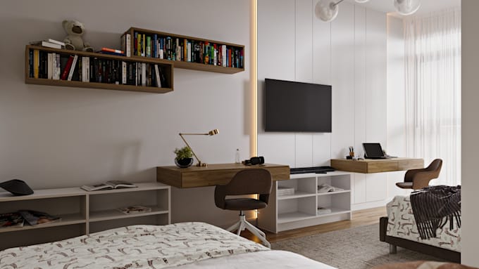 make a realistic interior rendering