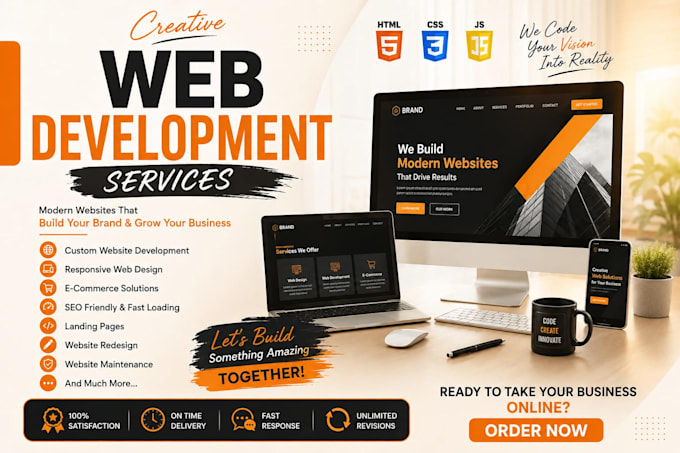 make professional website development and responsive design