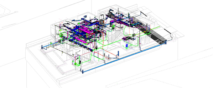 model hvac, plumbing and electrical mep systems in revit