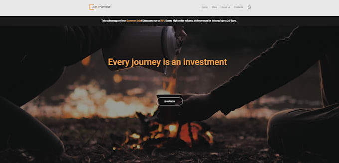 create unique store and website design