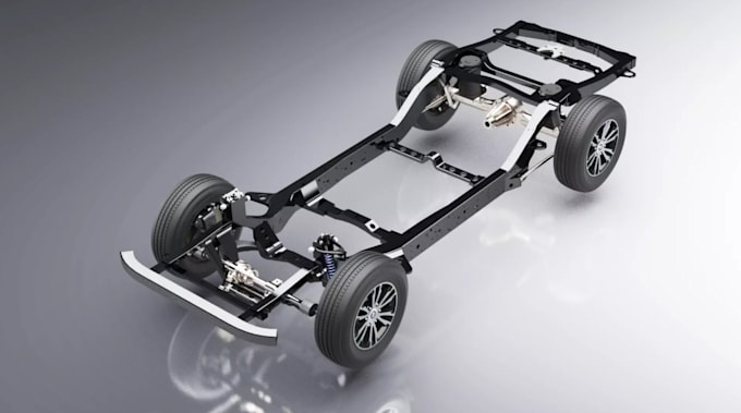 Design 3d cad car suspension,automotive car chassis,3d car frame ...