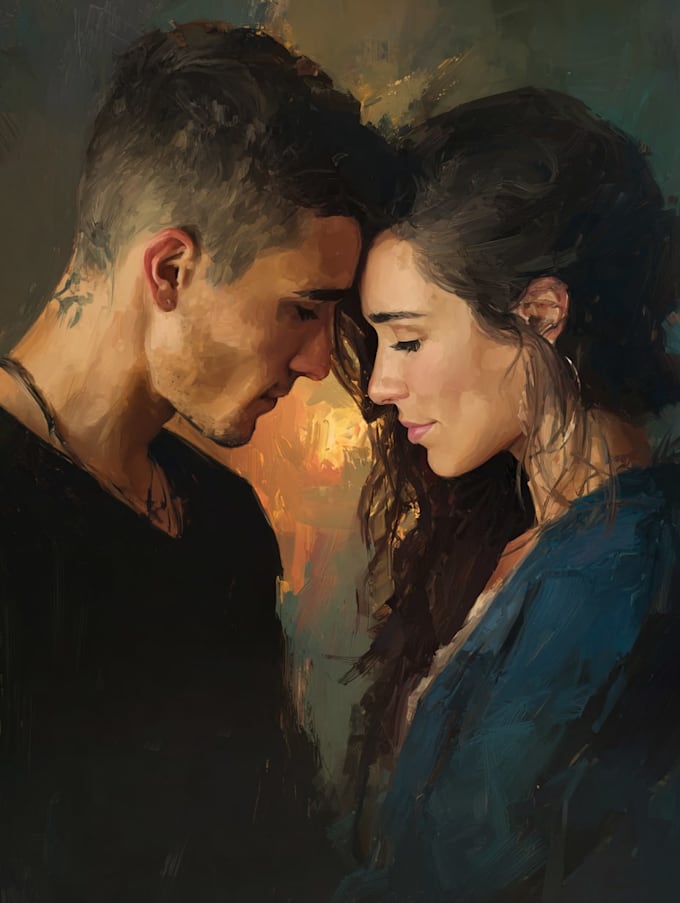 design couple portrait for you
