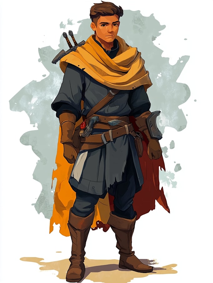 do game character art, 2d game character art