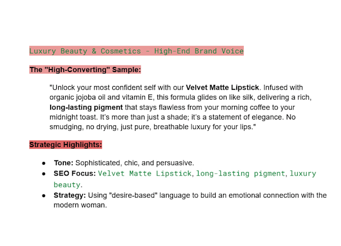 write persuasive product descriptions to increase sales