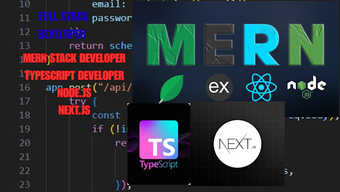 be your expert typescript, next js, and mern stack developer