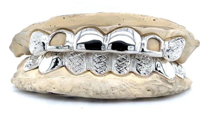 design custom 3d grillz teeth jewelry cad with rendering