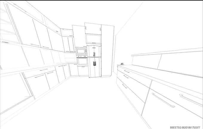 do modern 3d kitchen design using kitchendraw