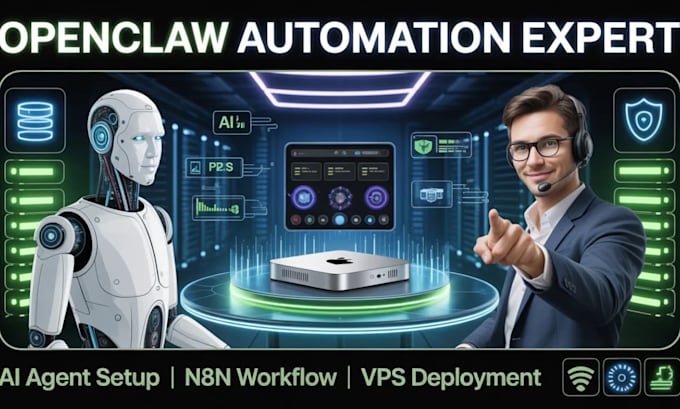 setup openclaw secure open claw n8n automation openclaw ai agent mac mini vps